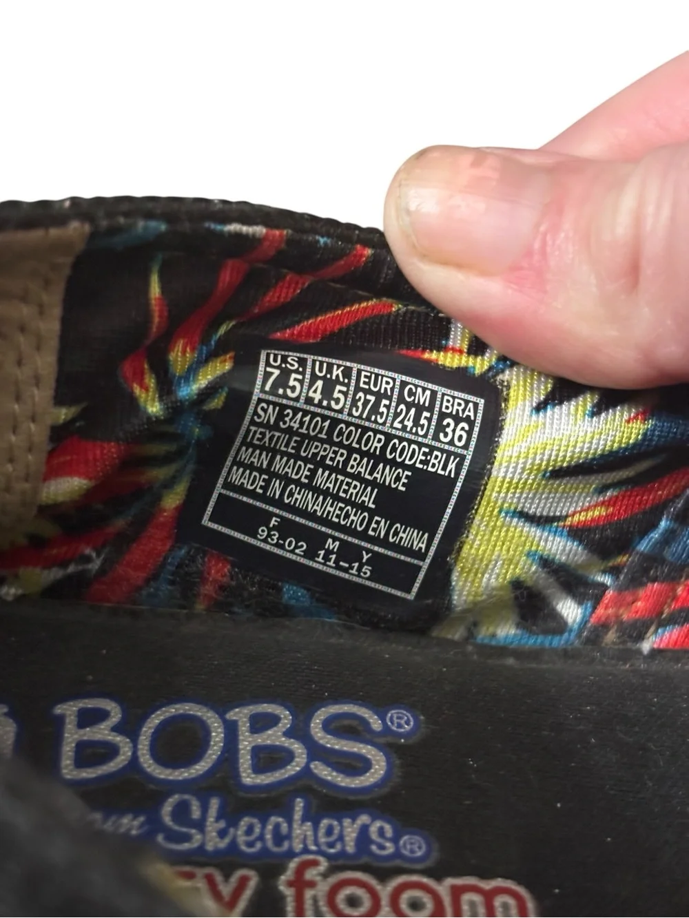 Bobs From Skechers Shoes Womens 7.5 Espadrille Black Canvas Wedge Heels SN 34101